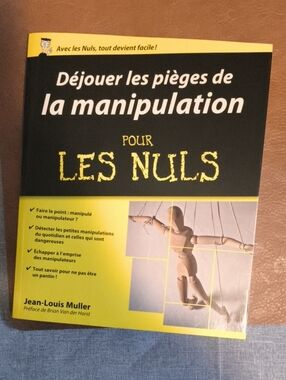 Déjouer les pièges de la manipulation POUR LES NULS - Yellow & Black Cover